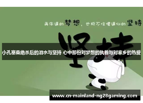 小孔塞桑绝杀后的泪水与坚持 心中那份对梦想的执着与对家乡的热爱